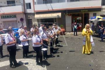 Telde rinde honores a su alcaldesa perpetua (Foto Miguel Florido)